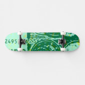 Groen geld skateboard (Horizontaal)