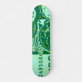 Groen geld skateboard
