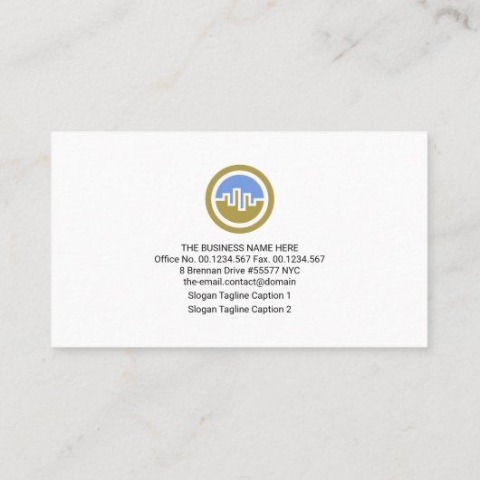 Groen - geldaandeel Grafiek Financiële Futures Mar Visitekaartje (Achterkant)