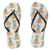 Groen Gele Ananas Lekkere Flip Flops (Voetbed)