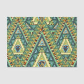 Groen gele boho etaal tissuepapier (Voorkant)