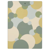 Groen-gele moleculen Klembord (Achterkant)