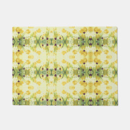 Groen Gele Vloermat Deurmat