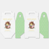 Groen Gele Wasmachine Rubber Eend Baby Shower Bedankdoosjes (Ongevouwen)