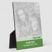 Groen gelijnd Afstuderen Fotoplaat (Zijkant)