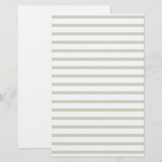 Groen gelijnd papier Strepen voor notities briefpa (Voorkant / Achterkant)