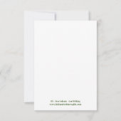 Groen geloof Ik ben nog steeds hier... Liefde, God Notitiekaartje (Achterkant)