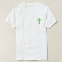 Groen geloof ik in Jezus T-Shirt