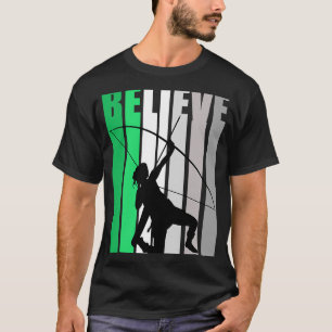 Groen geloof Motivating Girls Archery Retro Graph T-shirt