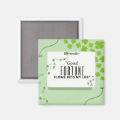 groen geluk magneet (Voorkant / Achterkant)
