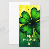 Groen, Geluk & Vreugde - Gelukkig St. Patrick's Da (Voorkant / Achterkant)