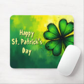Groen, Geluk & Vreugde - Gelukkig St. Patrick's Da Muismat (Met muis)