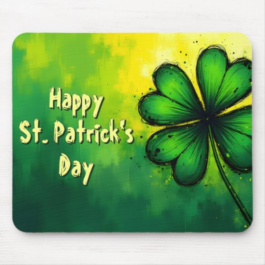 Groen, Geluk & Vreugde - Gelukkig St. Patrick's Da Muismat (Voorkant)