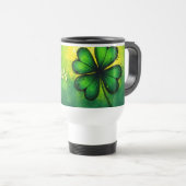 Groen, Geluk & Vreugde - Gelukkig St. Patrick's Da Reisbeker (Voorkant rechts)