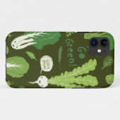 Groen! Gelukkig gezonde Veggies Case-Mate iPhone Case (Achterkant (horizontaal))
