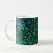 groen gemarmerde stijl koffiemok (Links)