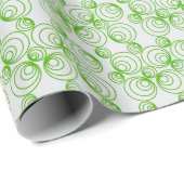 groen geo-inpakpapier cadeaupapier (Rol Hoek)