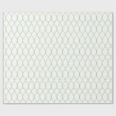 Groen geometrisch inpakpapier, kerstcadeaupapier cadeaupapier (Vlak)