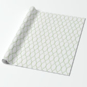 Groen geometrisch inpakpapier, kerstcadeaupapier cadeaupapier (Uitgerold)