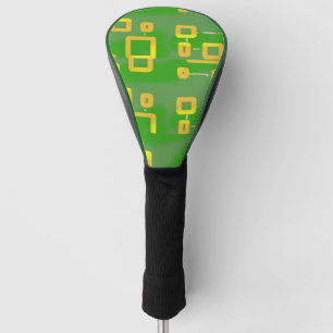 Groen geometrisch Otterbox Hoesje Golfheadcover