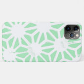 Groen geometrisch patroon Case-Mate iPhone case (Achterkant (horizontaal))