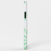 Groen geometrisch patroon Case-Mate iPhone case (Achterkant/rechts)