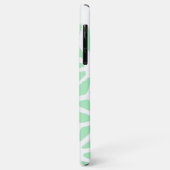 Groen geometrisch patroon Case-Mate iPhone case (Achterkant/links)