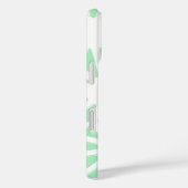 Groen geometrisch patroon Case-Mate iPhone case (Achterkant / Rechts)