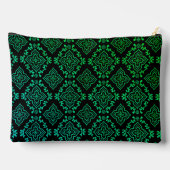 Groen geometrisch patroon / Indiase print Etui (Achterkant)