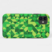 Groen geometrisch patroon St Patrick's Day Case-Mate iPhone Case (Achterkant (horizontaal))
