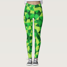 Groen geometrisch patroon St Patrick's Day