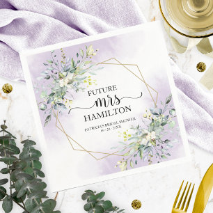 Groen Geometrisch Roze Blush Vrijgezellenfeest Ser Servet