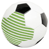 Groen Geometrisch Voetbal (Drie kwart)