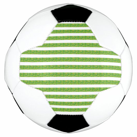 Groen Geometrisch Voetbal (Voorkant)