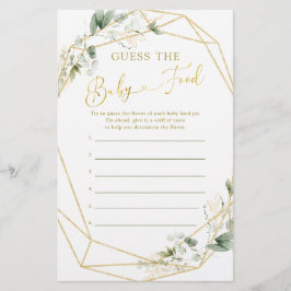 Groen Geometrische Baby in Bloom Guess Baby Food