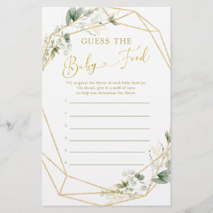 Groen Geometrische Baby in Bloom Guess Baby Food