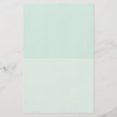 Groen Gepersonaliseerd Briefpapier (Achterkant)