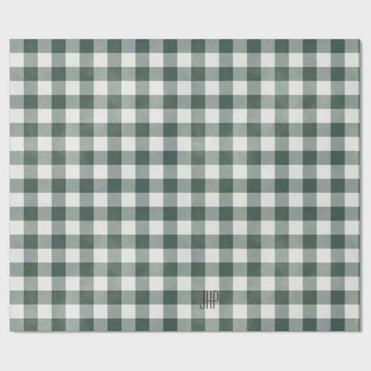 Groen gepersonaliseerd looppapier voor patroonpatr cadeaupapier (Vlak)