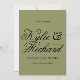 Groen geplakt Bewaar de datum Kaart