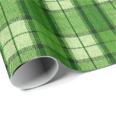 Groen geplakt kerstpapier cadeaupapier (Rol Hoek)