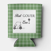 Groen Geplakt Mijn Drink Team heeft een Golfend Pr Blikjeskoeler (Voorkant)