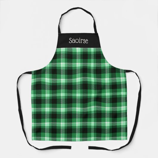 Groen geplakt schort (Voorkant)