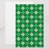 Groen geplaveid papier (Voorkant / Achterkant)