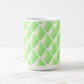Groen Gequilteerd Diamantpatroon Koffiemok (Center)
