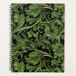 groen gereedschapsleer planner