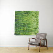 Groen gersteveld, voorjaarsclose-up. wandkleed (In Situ (horizontaal))