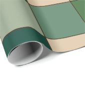 Groen geruit cadeaupapier (Rol Hoek)