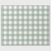 Groen geruit inpakpapier geruite cadeauverpakking (Vlak)