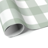 Groen geruit inpakpapier geruite cadeauverpakking (Rol Hoek)