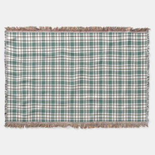 groen geruit licht tartan patroon deken